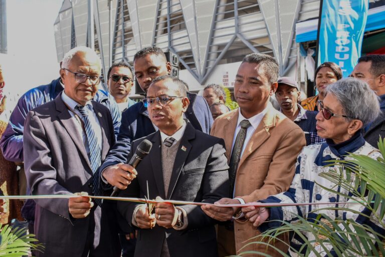 <strong>Lapan’ny fanatanjahantena Mahamasina, Antananarivo, Faritra Analamanga</strong><br>Tsenaben’ny hazandrano andiany faha-05, Fanokafana amin’ny fomba ofisialy