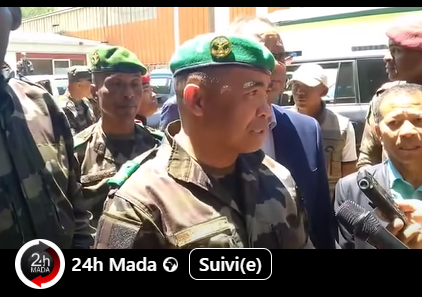 Filoham-panjakana Ny Kolonely Michaël Randrianirina: « Isika io dia efa natambatr&rsquo;Andriamanitra ho Nosy iray, n&rsquo;iza n&rsquo;iza mipetraka eto amin&rsquo;ity Nosy ity dia Malagasy daholo. Mba ajanony ity resaka fihaviana ity….. »